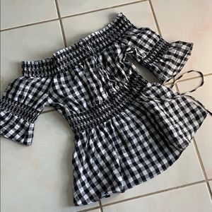 Off the shoulder blouse